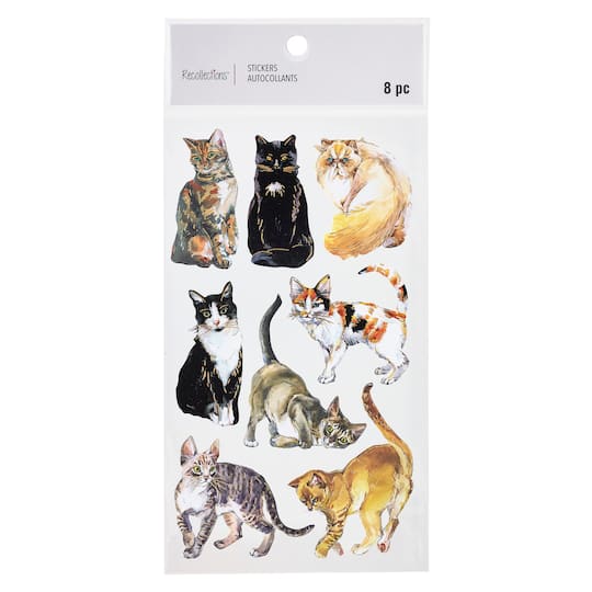 12 Pack: Cat Stickers by Recollections™